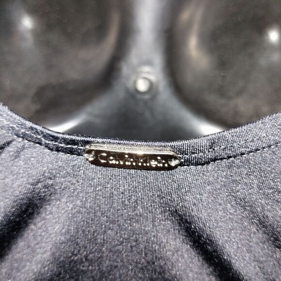 Calvin Klein Faux Wrap Tankini Top - Picture 7 of 9